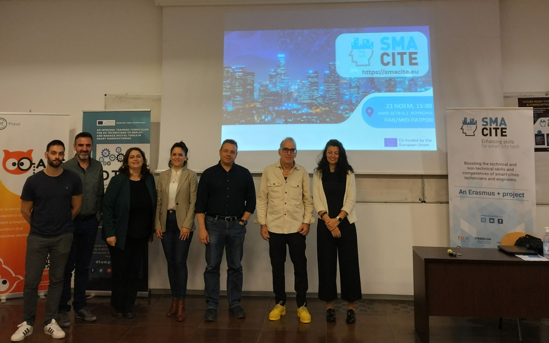 Region of Western Greece Promotes Green Living Areas Mission at SMACITE Workshop